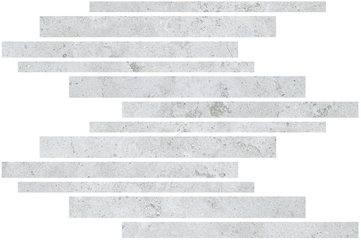Living Ceramics VERSO VERSO Cross Cut VERSO CROSS CUT GREY VERSO CROSS CUT GREY HONED MURETO MOSAIC