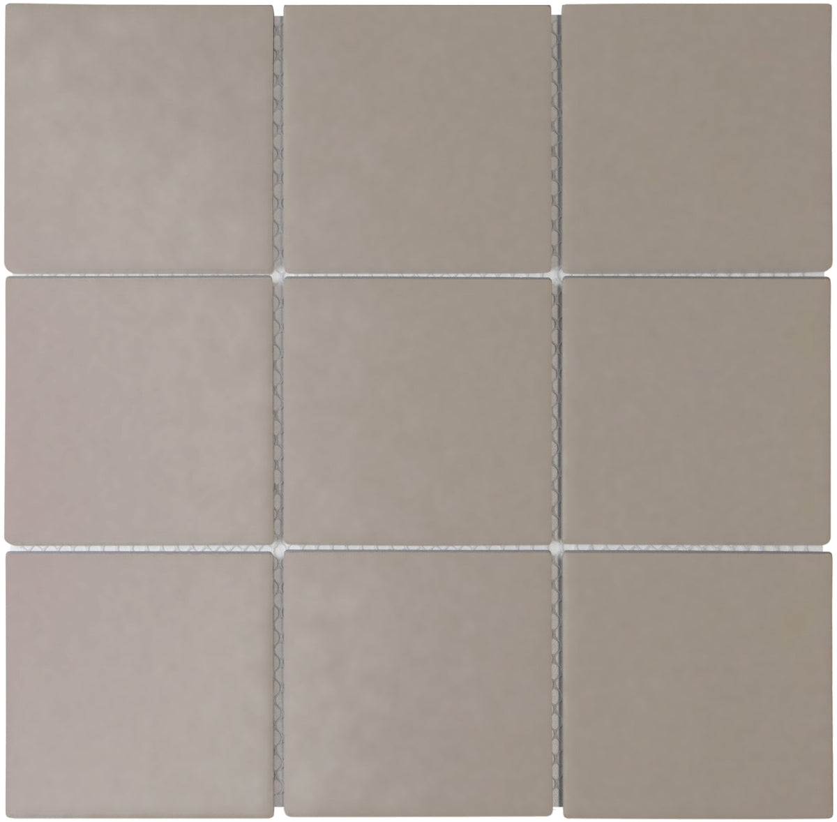 The Mosaic Factory London Full body Grey Matt 95x95mm - LO9529