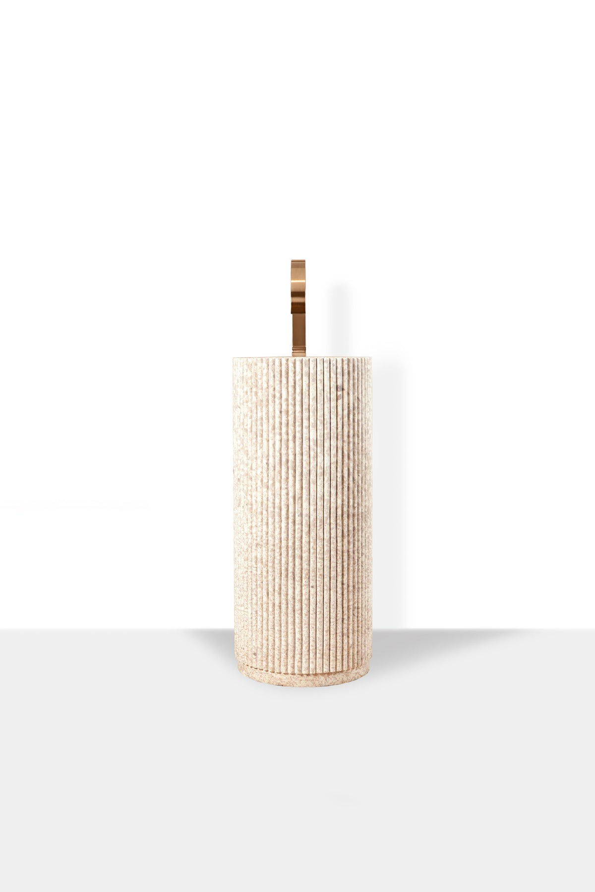 Loutro Lavabo Irini staand rond vrijstaande wastafel – Irini zuil rond 40 cm
