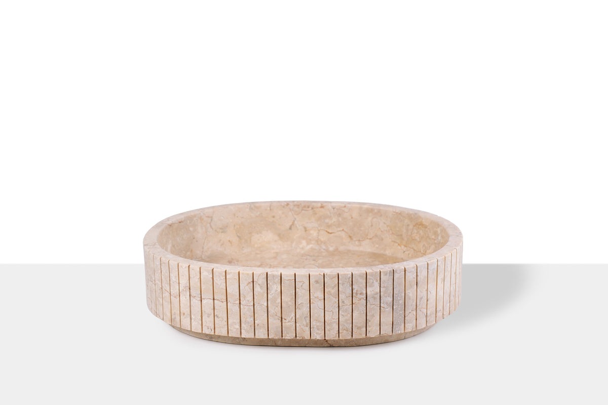 Loutro Lavabo Jayda ovaal waskom – Jayda Ovaal Zijaanzicht