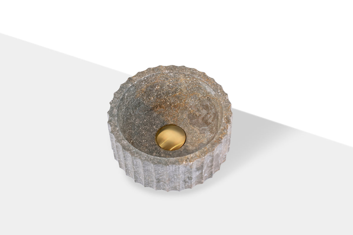 Loutro Lavabo Odyssey waskom – Odysee Taupe Mini Bovenaanzicht