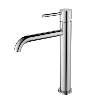 Regn hoge wastafelmengkraan met coldstart, Chroom - 10002CR