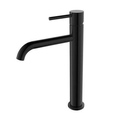 Regn hoge wastafelmengkraan met coldstart, gun metal black - 10002GM