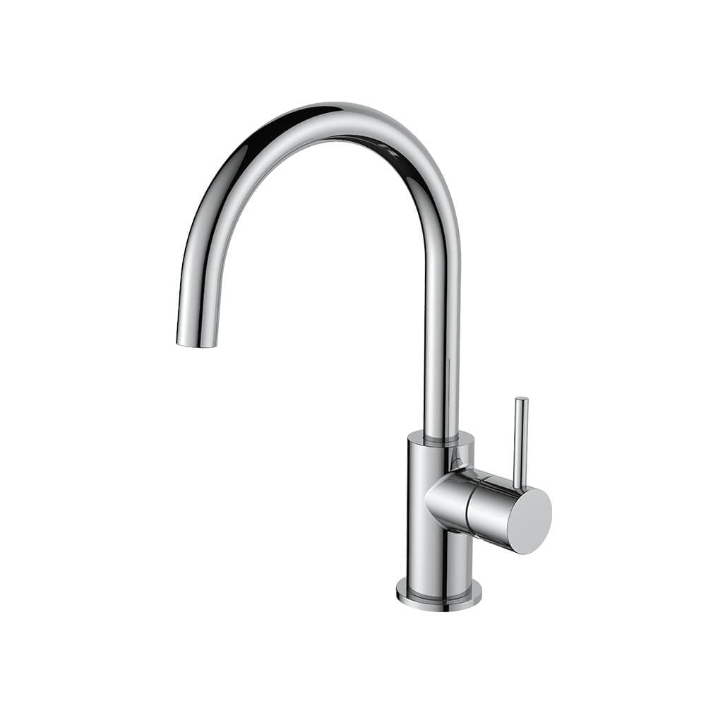 Regn keukenmengkraan met coldstart, Chroom - 10004CR
