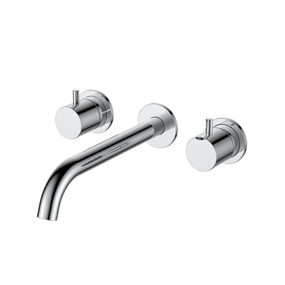 Regn 3-gats inbouw wastafelmengkraan, Chroom - 10006CR