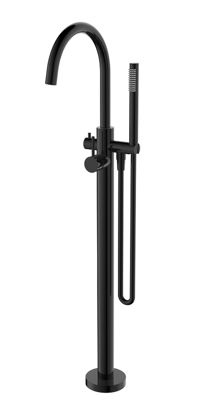 Regn vrijstaande badkraanmengkraan, gun metal black - 10014GM