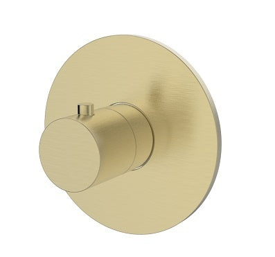 Regn losse inbouwthermostaat, Geborsteld goud - 10019BB