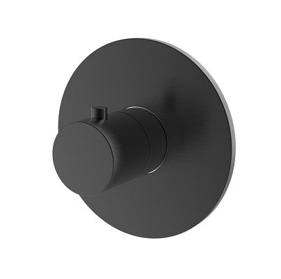 Regn losse inbouwthermostaat, gun metal black - 10019GM