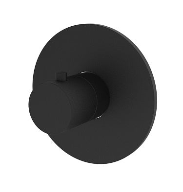 Regn losse inbouwthermostaat, Mat Zwart - 10019MB