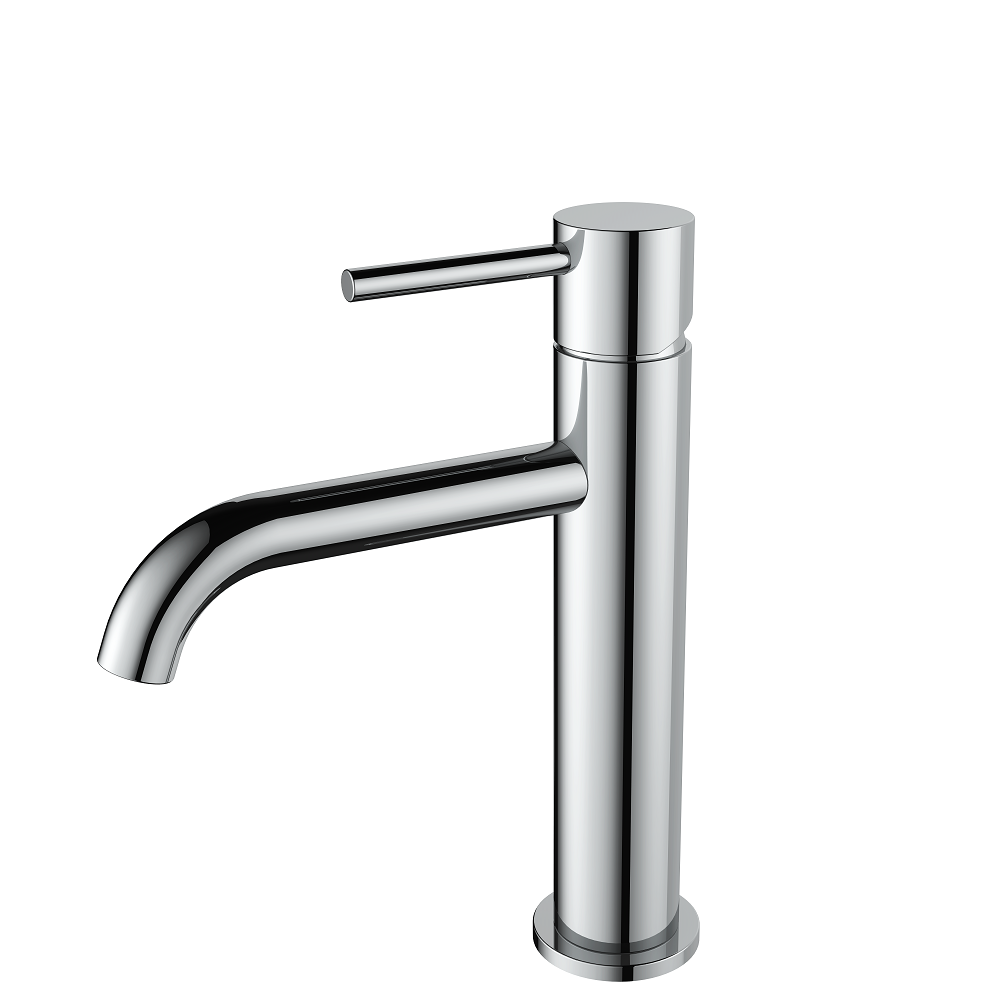Regn wastafelkraan L met coldstart, Chroom - 10020CR