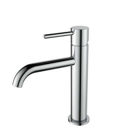 Regn wastafelkraan L met coldstart, Chroom - 10020CR