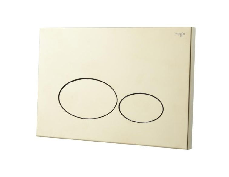 Regn bedieningsplaat voor Geberit UP320, Geborsteld goud - 11006BB
