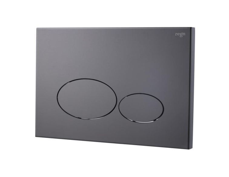 Regn bedieningsplaat voor Geberit UP320, gun metal black - 11006GM