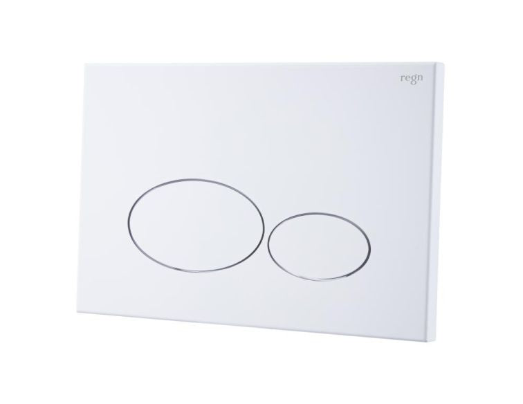 Regn bedieningsplaat voor Geberit UP320, mat wit - 11006MW
