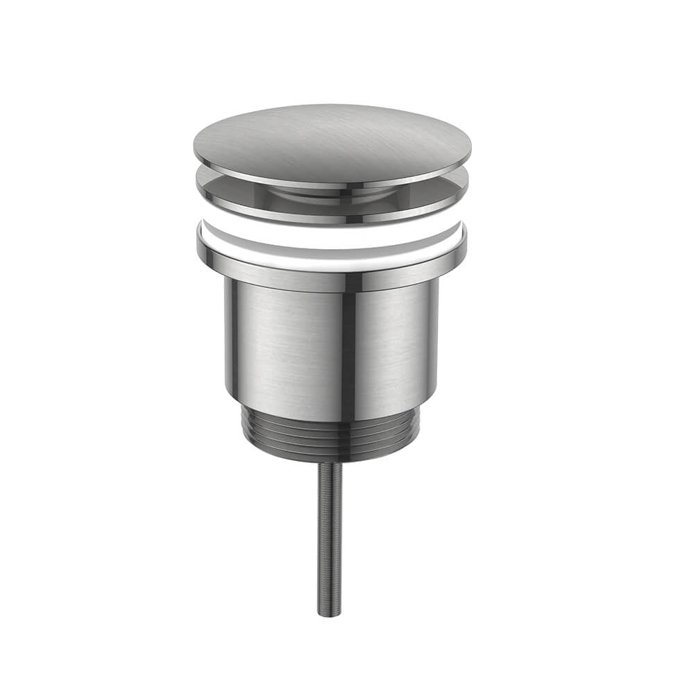 Regn pop-up wastafelafvoerplug, Geborsteld nikkel - 13000BN