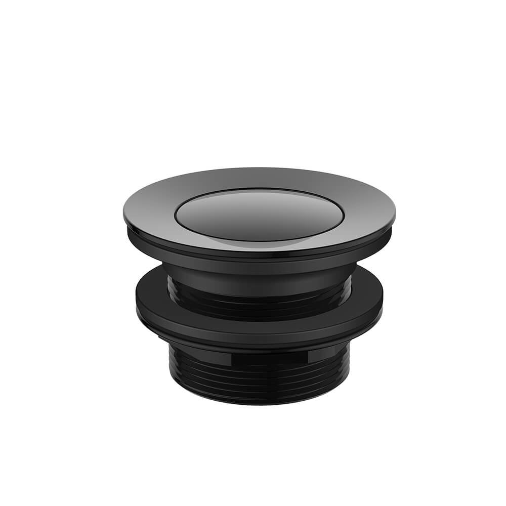 Regn pop-up badafvoerplug, gun metal black - 14001GM