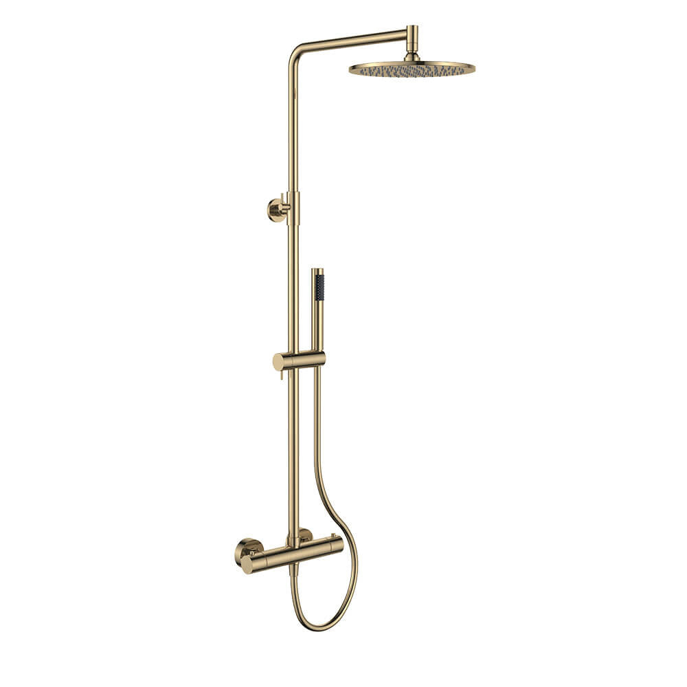 Regn thermostatische regendouche, Geborsteld goud - 15000BB