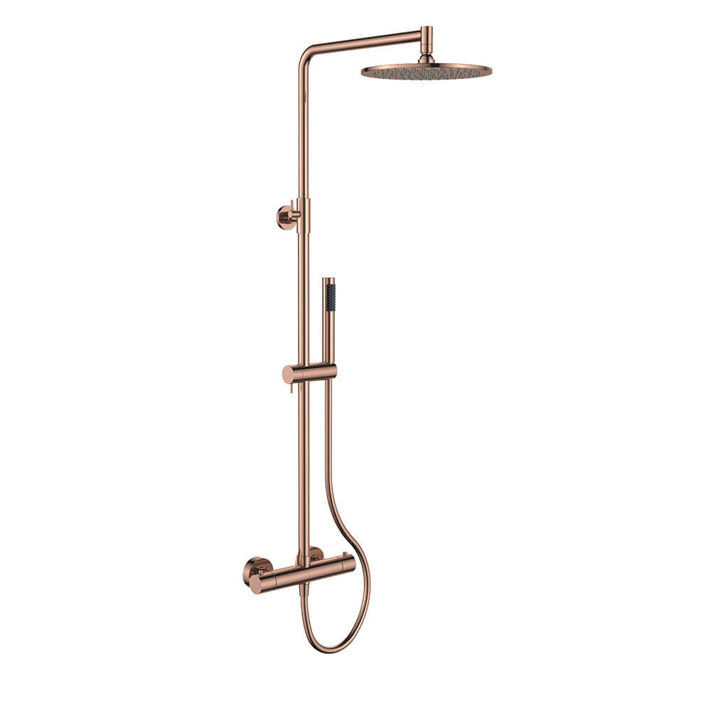Regn thermostatische regendouche, Geborsteld koper - 15000RG