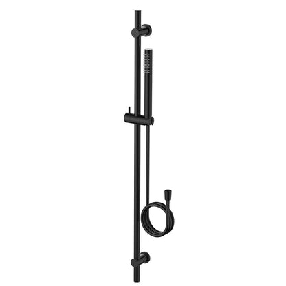Regn glijstangset, gun metal black - 15006GM