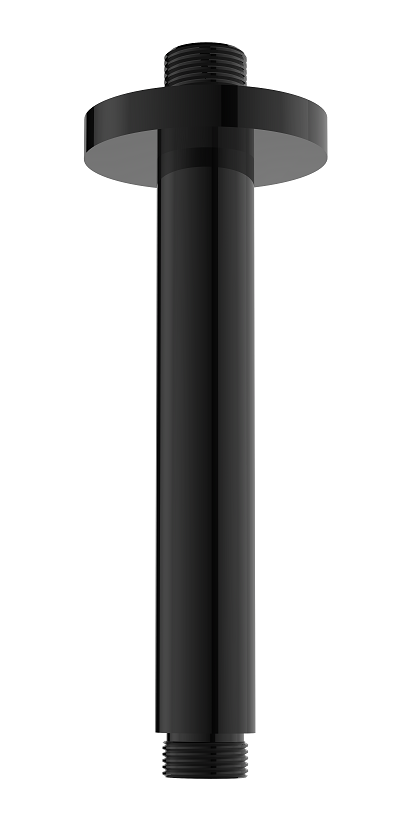 Regn plafondarm inkortbaar, gun metal black - 15011GM