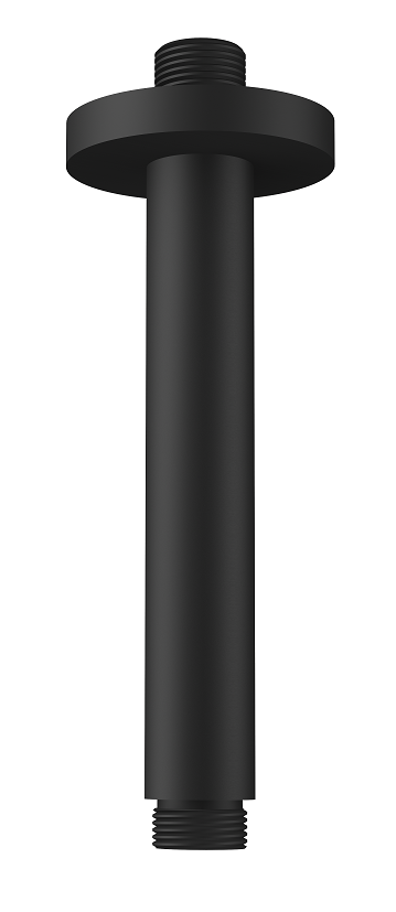 Regn plafondarm inkortbaar, Mat Zwart - 15011MB