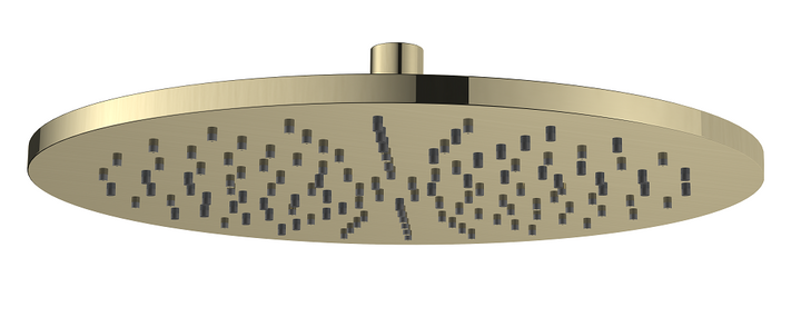 Regn hoofddouche rond 30cm, Geborsteld goud - 15012BB