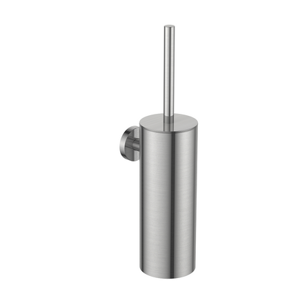 Regn toiletborstel met houder, Geborsteld nikkel - 17003BN