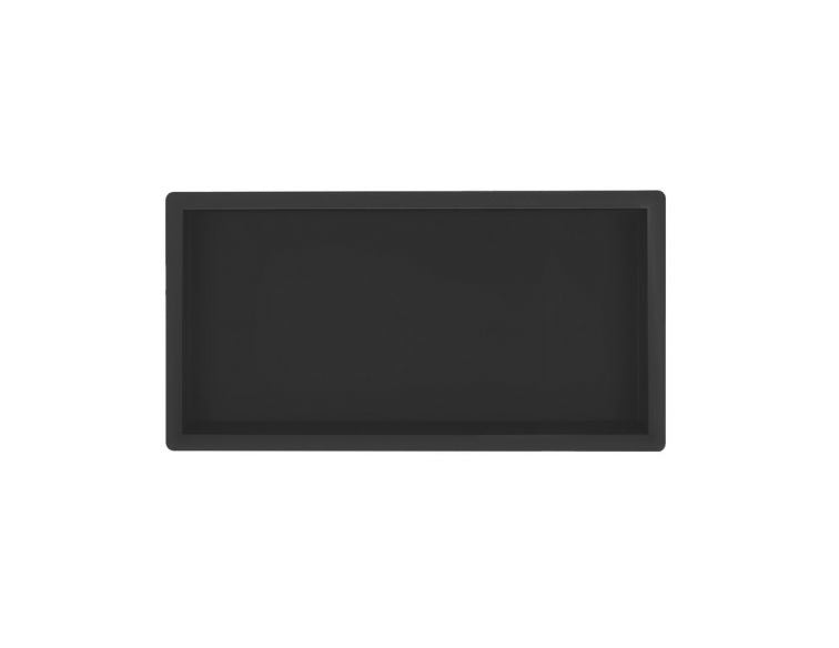 Regn inbouwnis 30 x 60 x 7cm, Mat Zwart - 17009MB