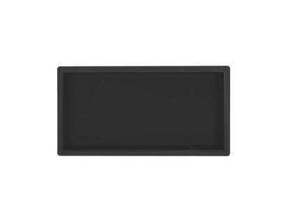 Regn inbouwnis 30 x 60 x 7cm, Mat Zwart - 17009MB