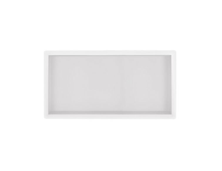 Regn inbouwnis 30 x 60 x 7cm, mat wit - 17009MW