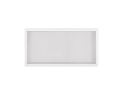 Regn inbouwnis 30 x 60 x 7cm, mat wit - 17009MW