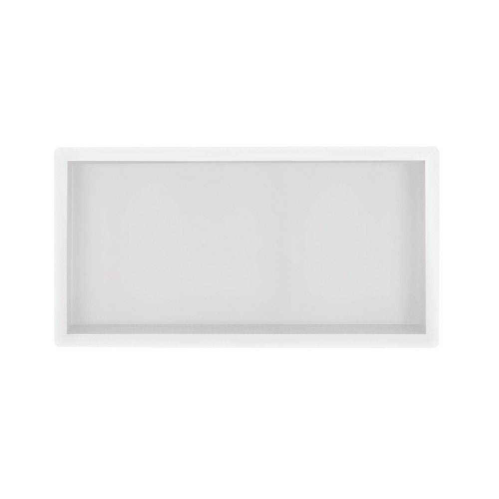 Regn inbouwnis 30 x 60 x 10cm, mat wit - 17010MW