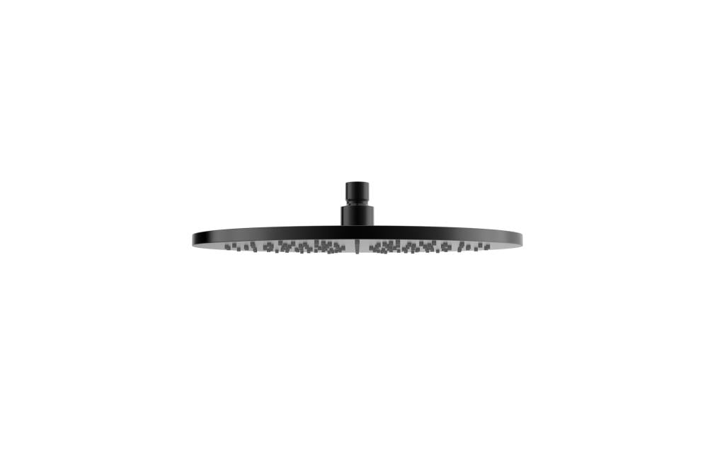 15021GM — Regn hoofddouche rond 25cm, gun metal black