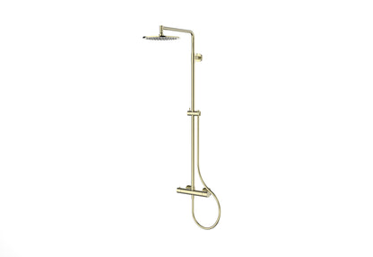 15061CH — Regn thermostatische regendouche zonder handdouche, geborsteld champagne
