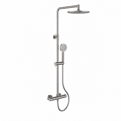 15100BN — 15100BN - Regn opbouw regendoucheset met ronde handdouche, nikkel