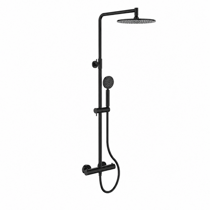 15100GM — 15100GM - Regn opbouw regendoucheset met ronde handdouche, gun metal