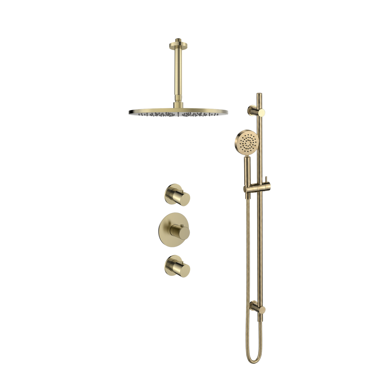15130BB — 15130BB - Regn inb rdoucheset stkrn, glstang, plfarm, r hdouche, goud