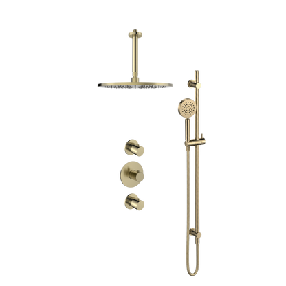 15130BB — 15130BB - Regn inb rdoucheset stkrn, glstang, plfarm, r hdouche, goud