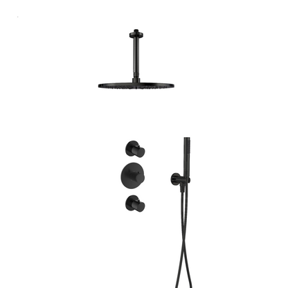 15328GM — 15328GM - Regn inbouw rdoucheset stkrn plafond met 30cm hdouche, gun m
