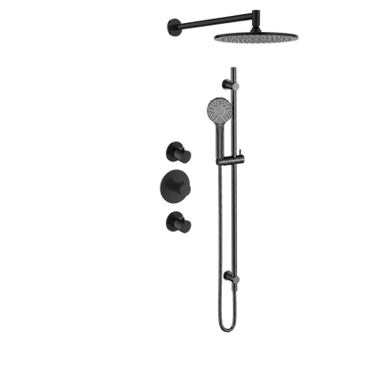 15329GM — 15329GM - Regn inb rdoucheset stkrn, glstng met 30cm hdouche, gun met