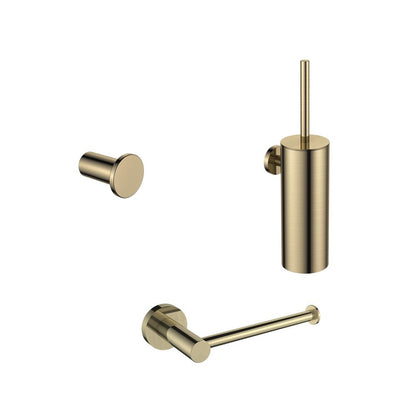17012BB — 17012BB - Regn accessoireset toilet, geborsteld goud