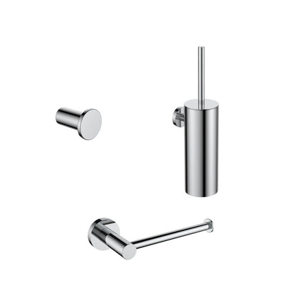 17012CR — 17012CR - Regn accessoireset toilet, chroom