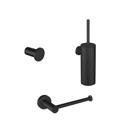 17012MB — 17012MB - Regn accessoireset toilet, mat zwart