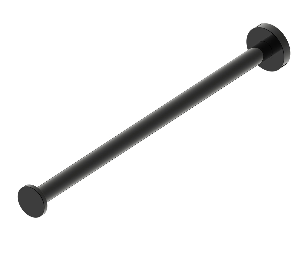 17014GM — Regn 1-armige handdoekhouder, gun metal black