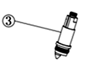 18032 — Regn wastafelafvoerplug click-verbindingspen t.b.v. 13000
