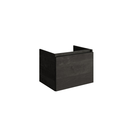 20060R35 — Regn onderkast enkele lade 60cm, rook zwart
