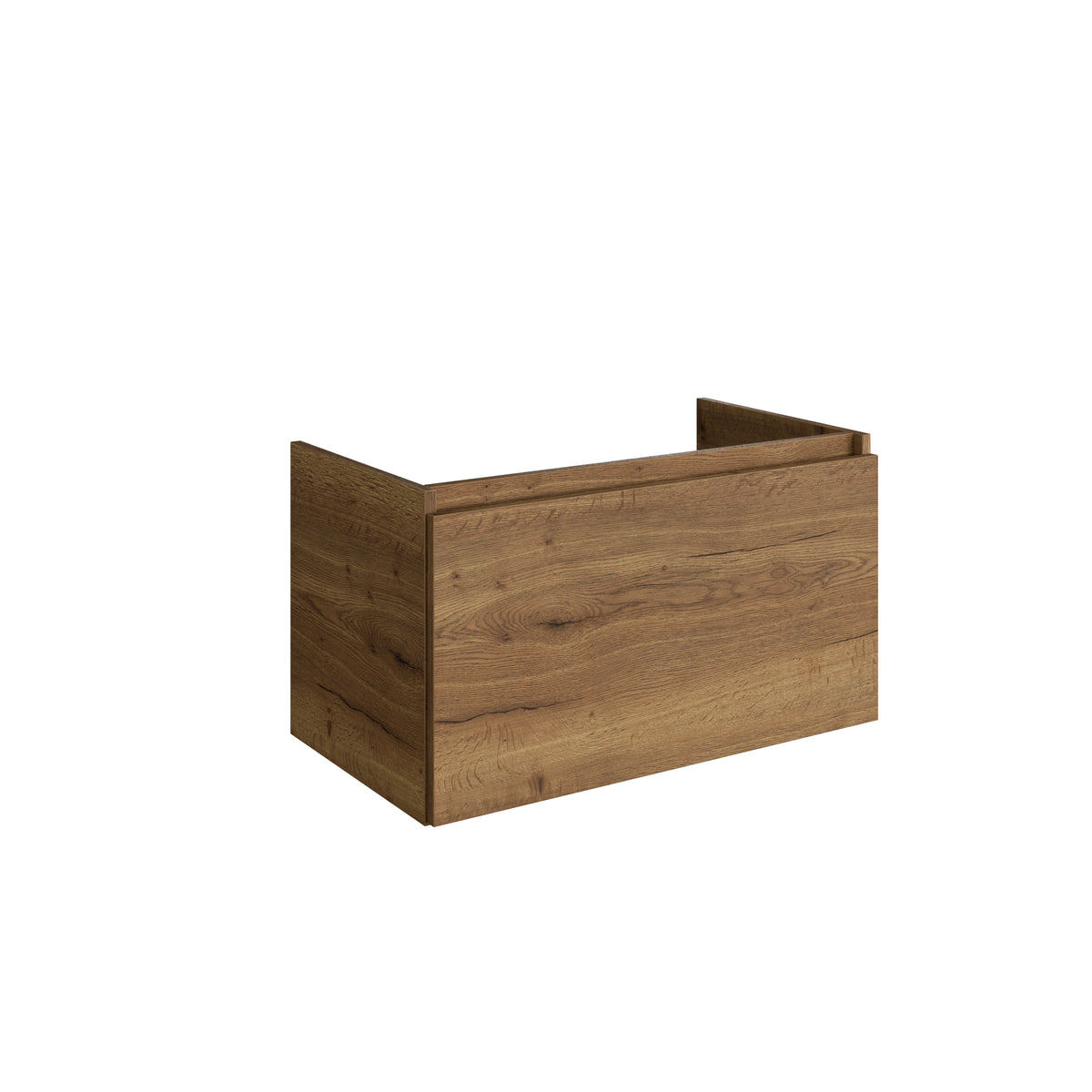 20080R59 — Regn onderkast enkele lade 80cm, bruin eiken