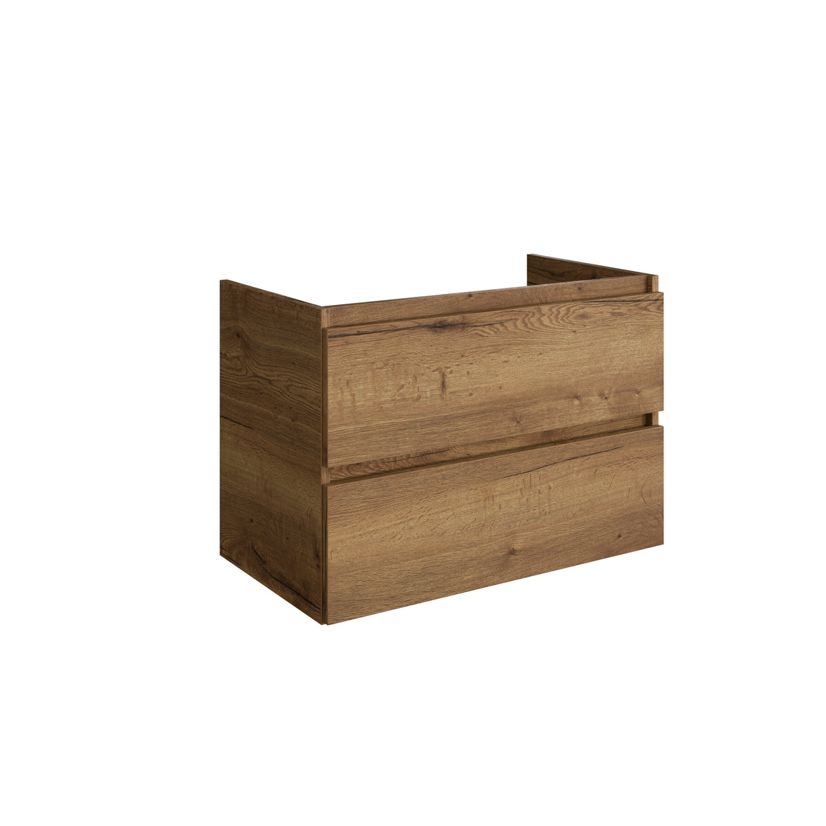 20082R59 — Regn onderkast dubbele lade 80cm, bruin eiken