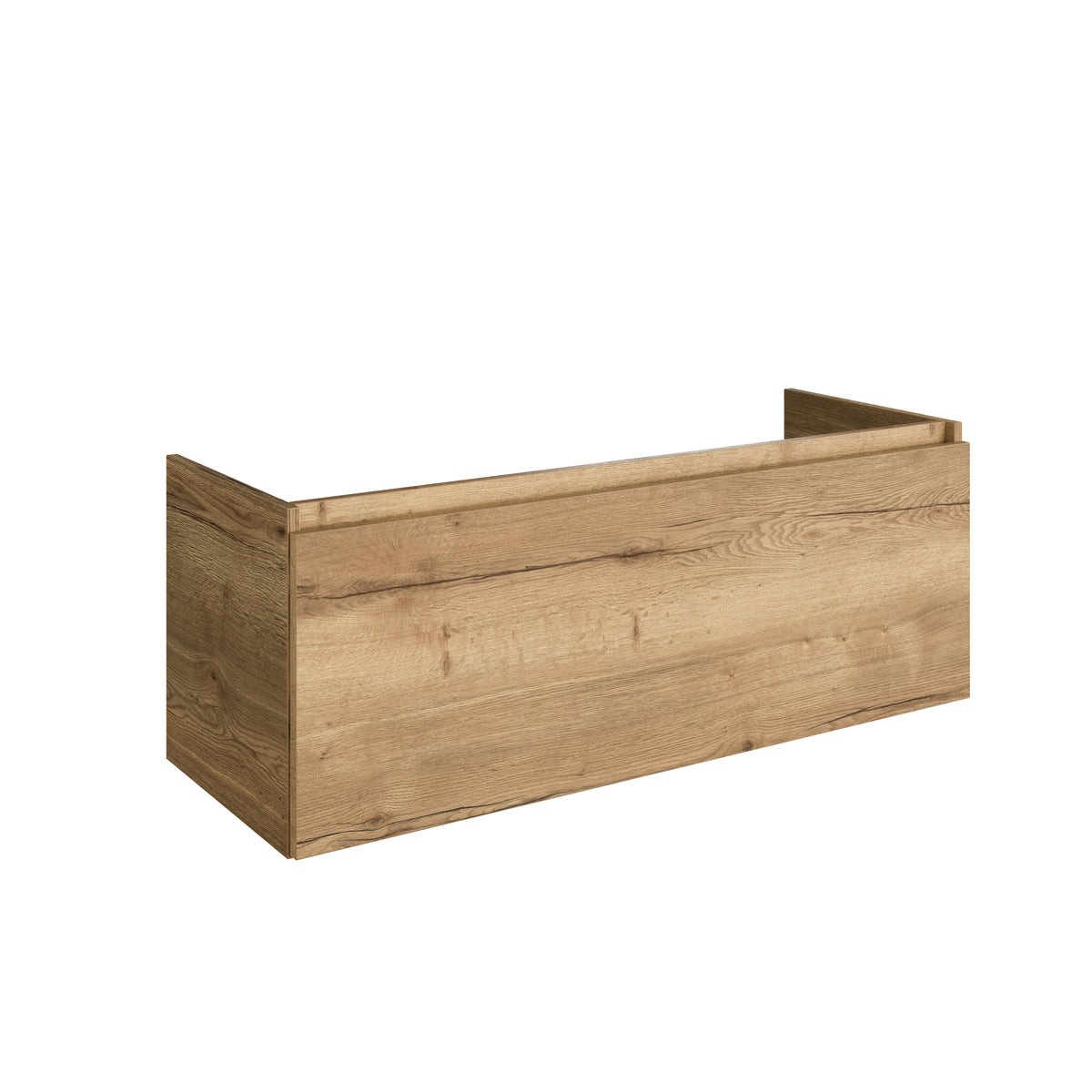 20120R17 — Regn onderkast enkele lade 120cm, eiken