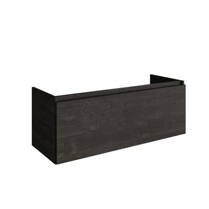 20120R35 — Regn onderkast enkele lade 120cm, rook zwart